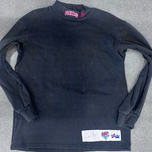 Majestic Gray Sweatshirt with Logo Patches